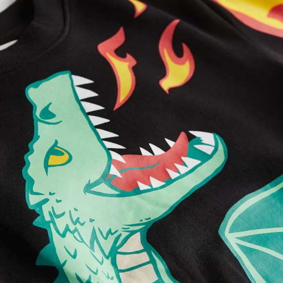 NEW H&M 2-piece dragon printed set - Picture 11 of 11